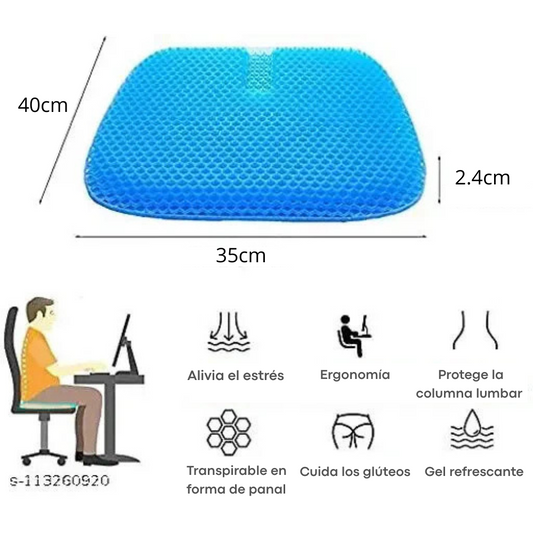 GELFIT COMFORT – CONFORTO INSTANTÁNEO EN CUALQUIER SILLA 🪑