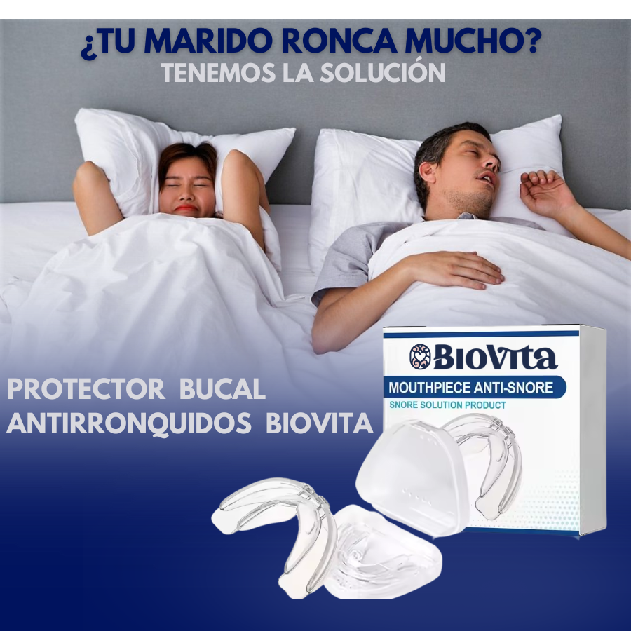 PROTECTOR BUCAL ANTIRONQUIDOS BIOVITA
