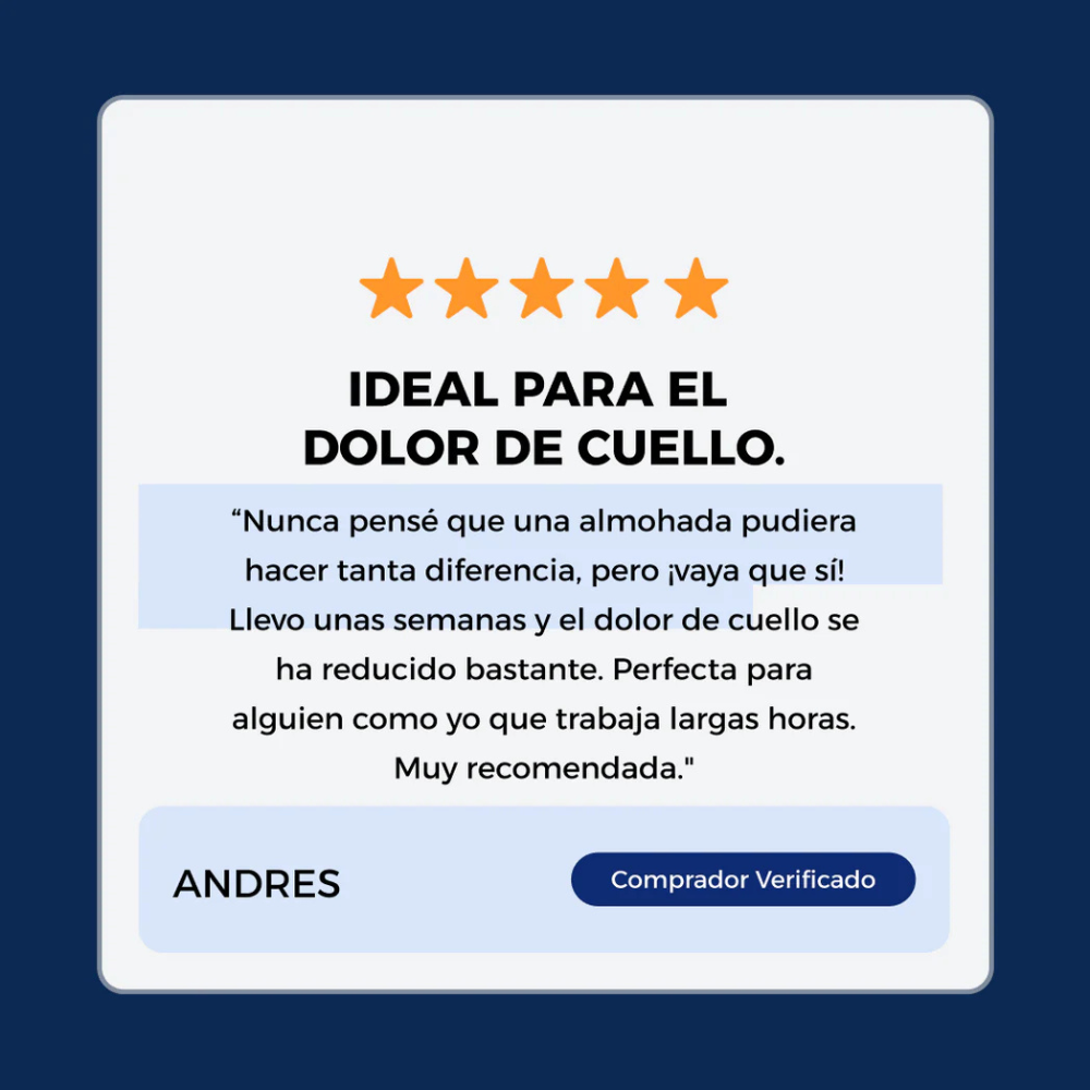 Almohada Ortopédica Cerviplus Biovita - Más Vendida: 1° en Almohadas Cervicales