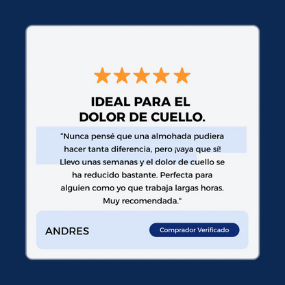 Almohada Ortopédica Cerviplus Biovita - Más Vendida: 1° en Almohadas Cervicales