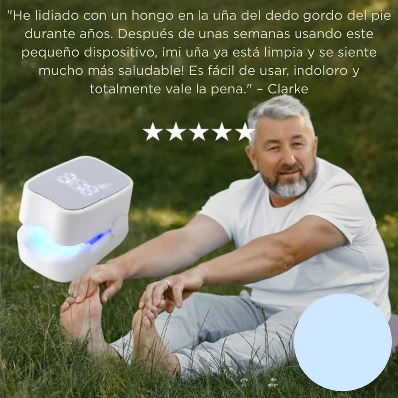 DISPOSITIVO LÁSER ANTIHONGOS PARA UÑAS–NAILCURE PRO™ | TRATAMIENTO EN CASA SIN DOLOR.