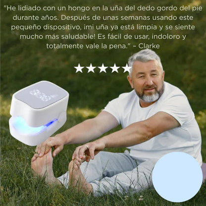 DISPOSITIVO LÁSER ANTIHONGOS PARA UÑAS–NAILCURE PRO™ | TRATAMIENTO EN CASA SIN DOLOR.